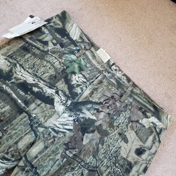 VTG Y2K Wrangler Mossy Oak Thinsulate 38x30 Insulated Woodland Camouflage Pants - Picture 2 of 12